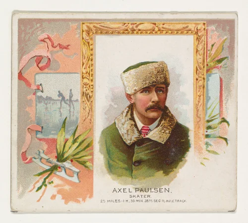 Axel Paulsen, Skater, from World's Champions, Second Series (N43) for Allen & Ginter Cigarettes by Allen & Ginter, print, 1888