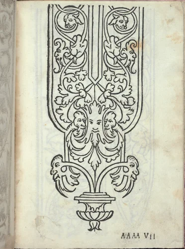 Libro quarto. De rechami per elquale se impara in diuersi modi lordine e il modo de recamare...Opera noua, page 6 (recto) by Alessandro Paganino, book, 1532