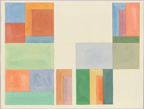 Untitled by David Novros, drawing, 1970