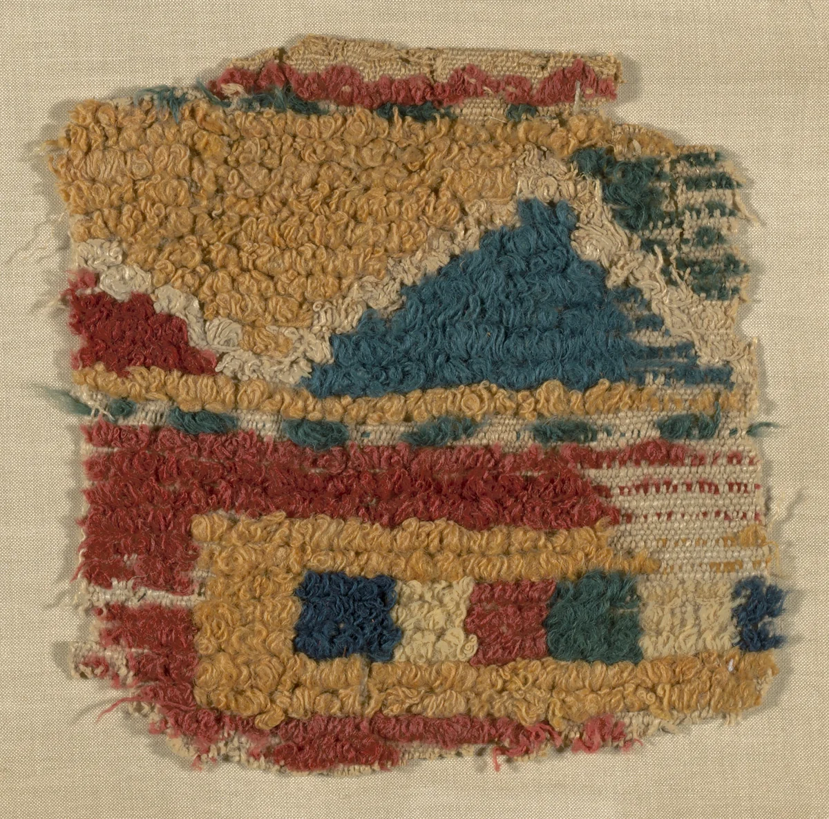 Fragment (from a Large Hanging) by Coptic Egypt, textile, 400-500