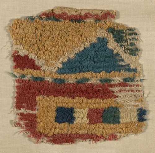 Fragment (from a Large Hanging) by Coptic Egypt, textile, 400-500