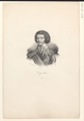Portret van Henri Coiffier de Ruzé by anonymous, print, 1818-1842