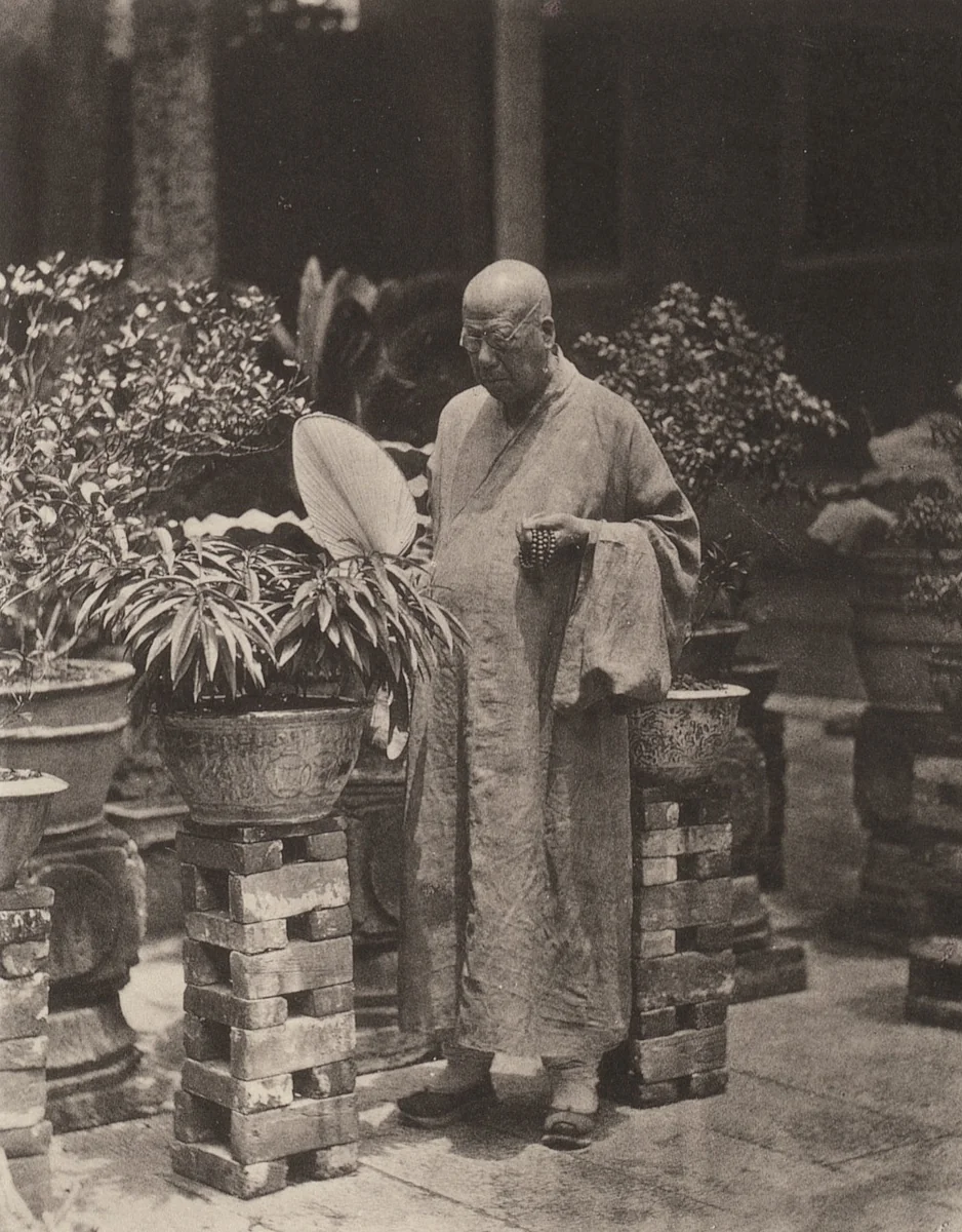 The Abbot of the Temple by John Thomson, photograph, 1873