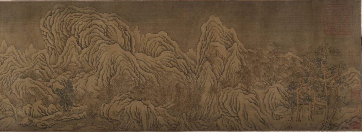 Mountains in the Snow by Unidentified Artist, painting, 1368-1911