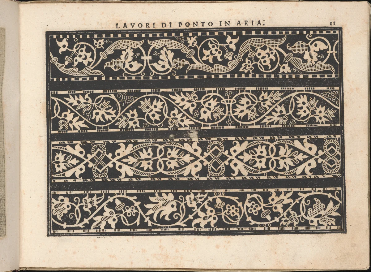 Fiore D'Ogni Virtu Per le Nobili Et Honeste Matrone, page 11 (recto) by Isabella Catanea Parasole, book, 1610