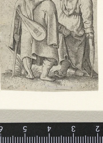 Musicerende mensen by Unknown, print, 1538-1577