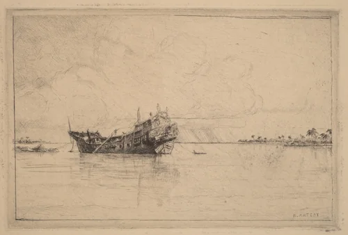 Shipwreck by N. Artsay, print, 1780-1899