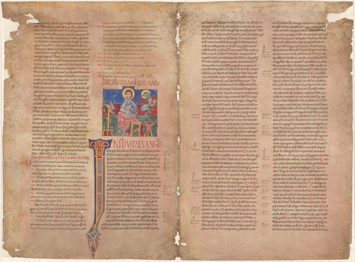 Saint Mark by anonymous, drawing, 1175-1199