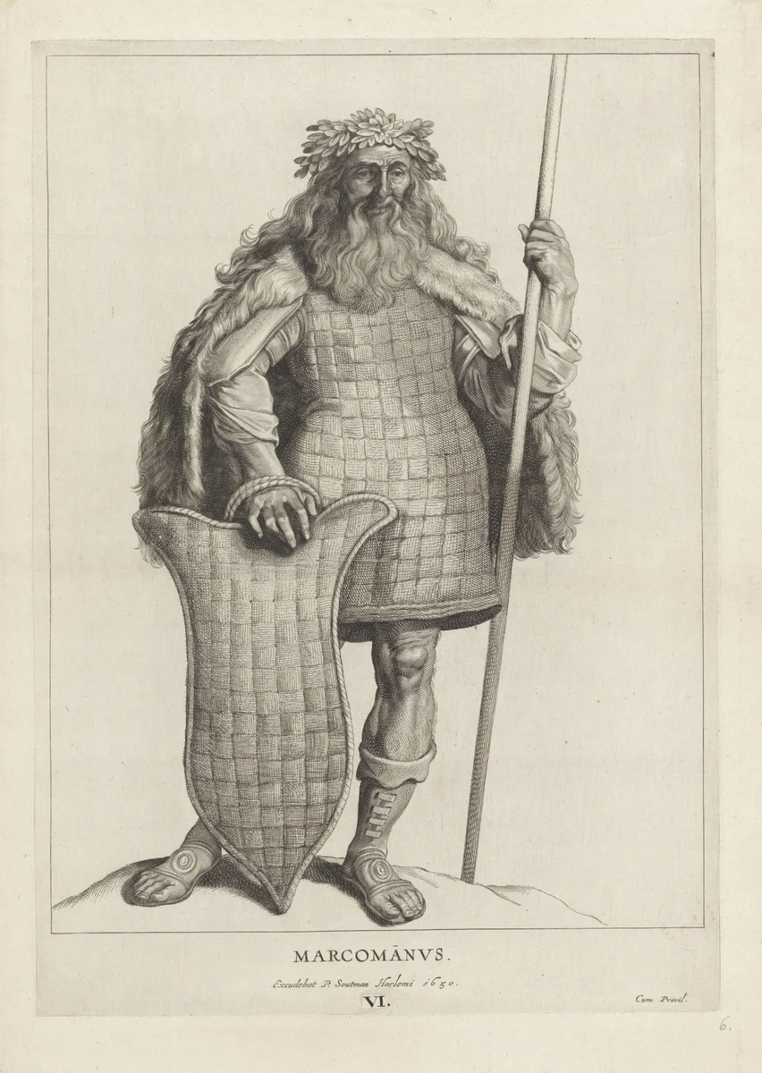 Marcomannen by Cornelis Visscher, print, 1650
