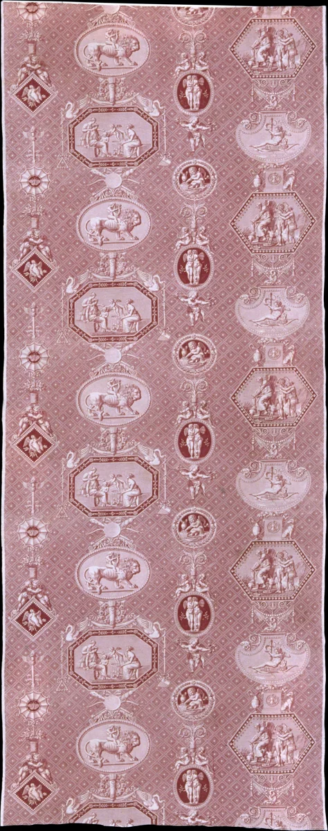 La marchande d'amours by Oberkampf Manufactory, textile, 1811-1821