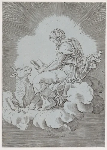 Saint Luke by anonymous, print, 1514-1536