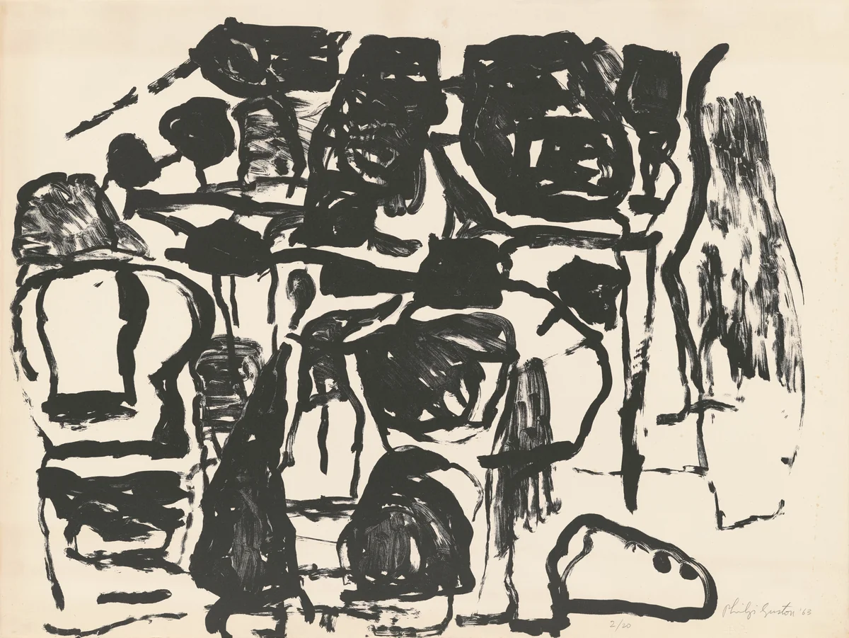 Untitled by Philip Guston, print, 1963