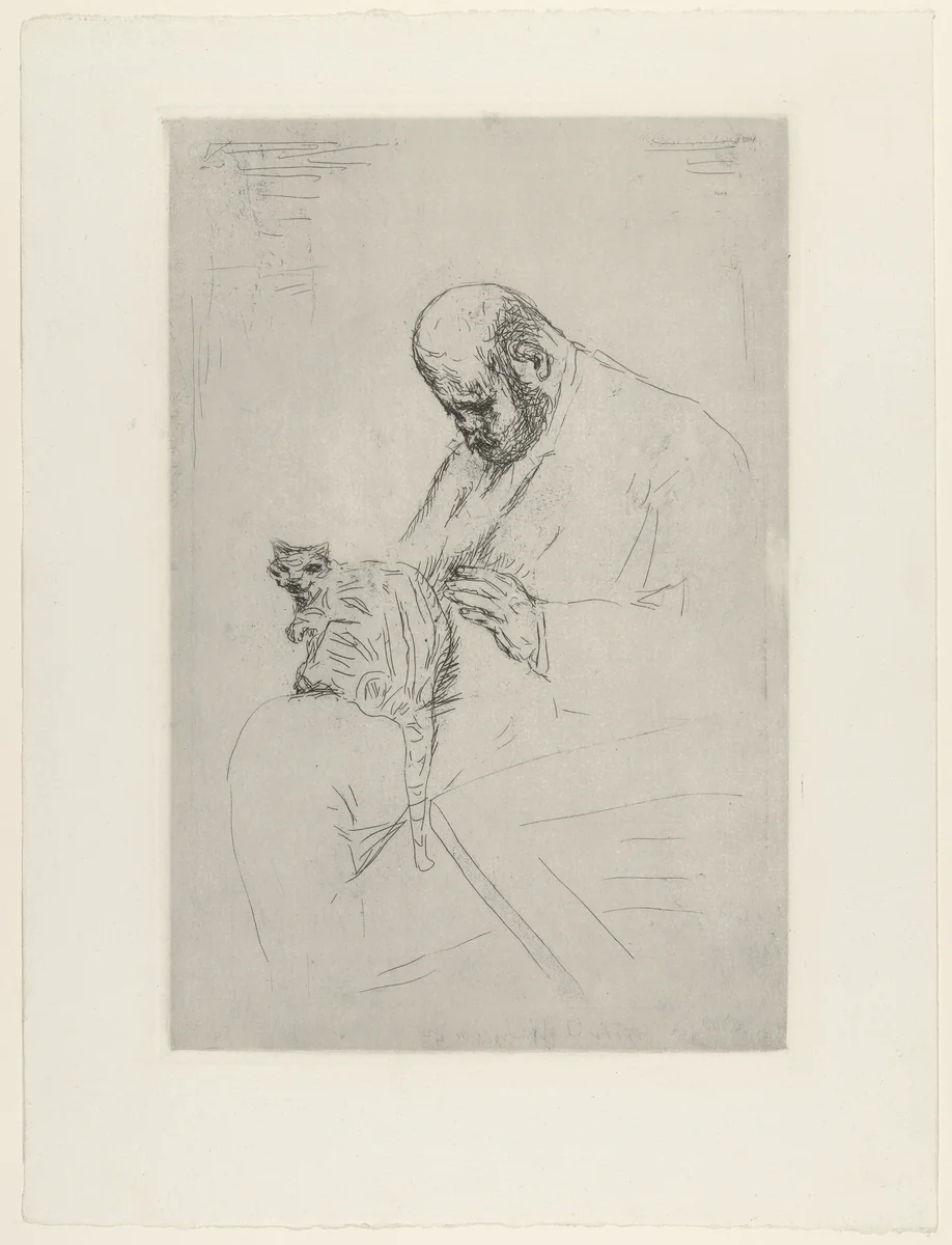 Portrait of Ambroise Vollard by Pierre Bonnard, print, 1924