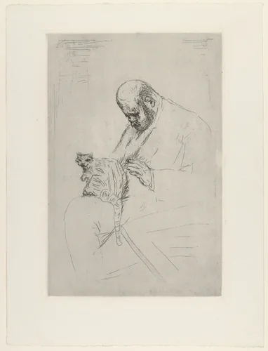 Portrait of Ambroise Vollard by Pierre Bonnard, print, 1924