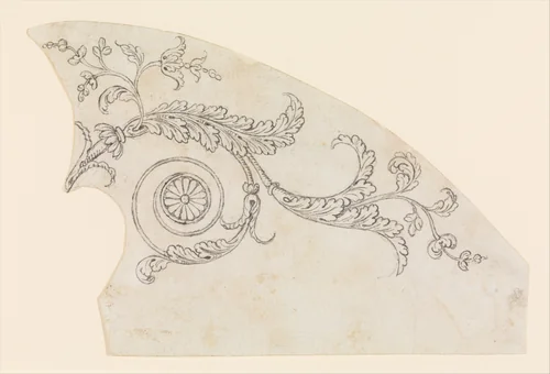 Design for the Decoration of Firearms by Nicolas Noël Boutet, drawing, 1770-1830