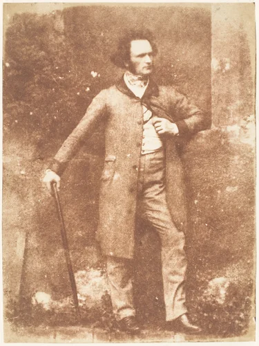 Thomas Duncan, R.S.A. by Hill and Adamson, photograph, 1843-1847