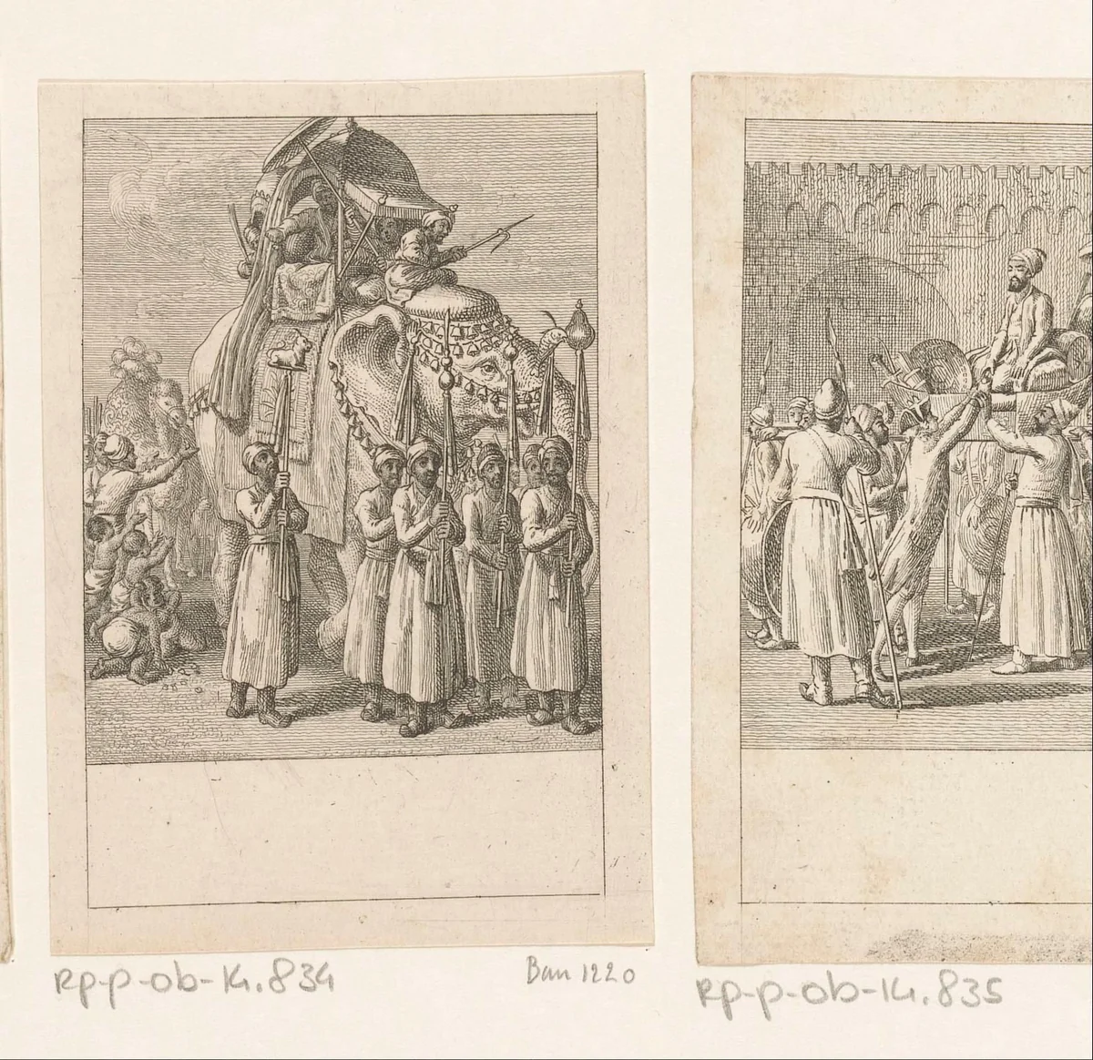 Indische olifant by Daniel Nikolaus Chodowiecki, print, 1786