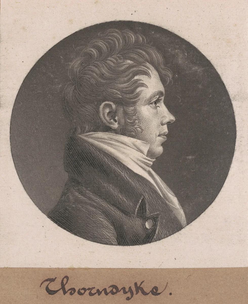Thorndyke by Charles B. J. Févret de Saint-Mémin, print, 1803