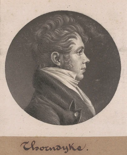 Thorndyke by Charles B. J. Févret de Saint-Mémin, print, 1803