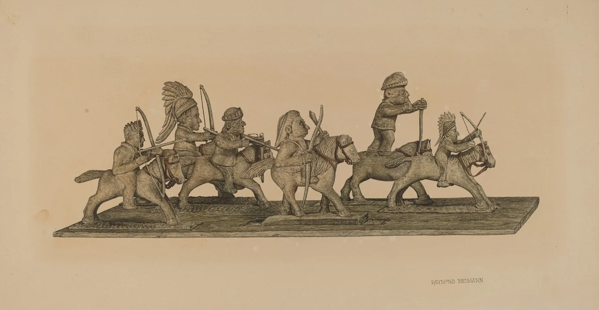 Indians by Raymond Neumann, index of american design, 1940