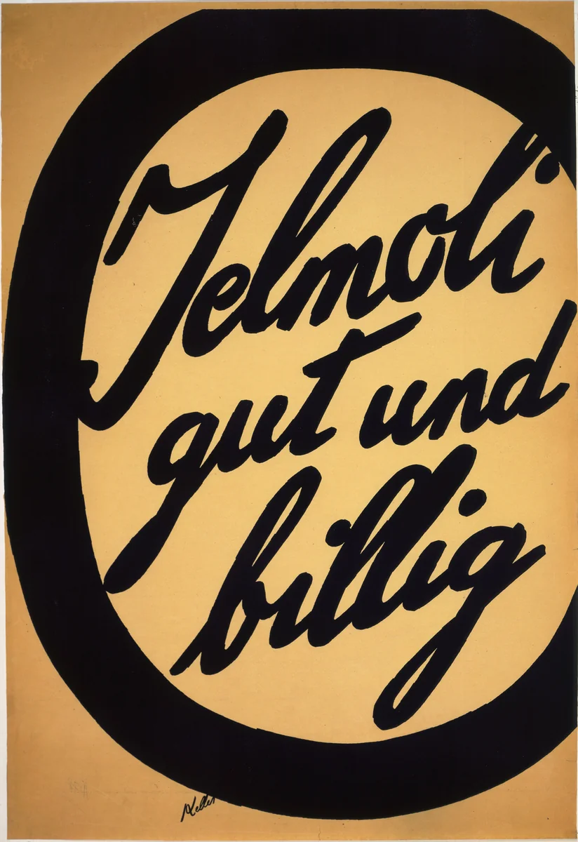 Jemoli Gut und Billig by Ernst Keller, design, 1924
