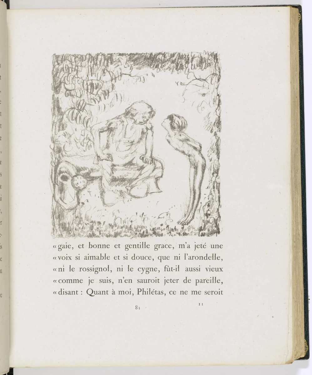 In-text plate (page 81) from Daphnis et Chloé by Pierre Bonnard, illustrated book, 1902