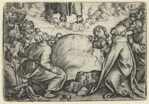 Hemelvaart van Christus by Unknown, print, 1535
