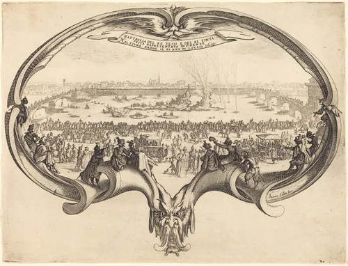 The Fan by Jacques Callot, print, 1619