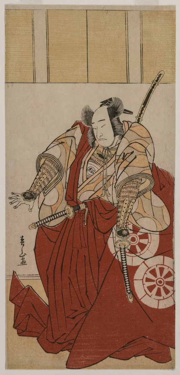 Onoe Matsusuke as Usui Sadamitsu by Katsukawa Shunzan, print, 1781