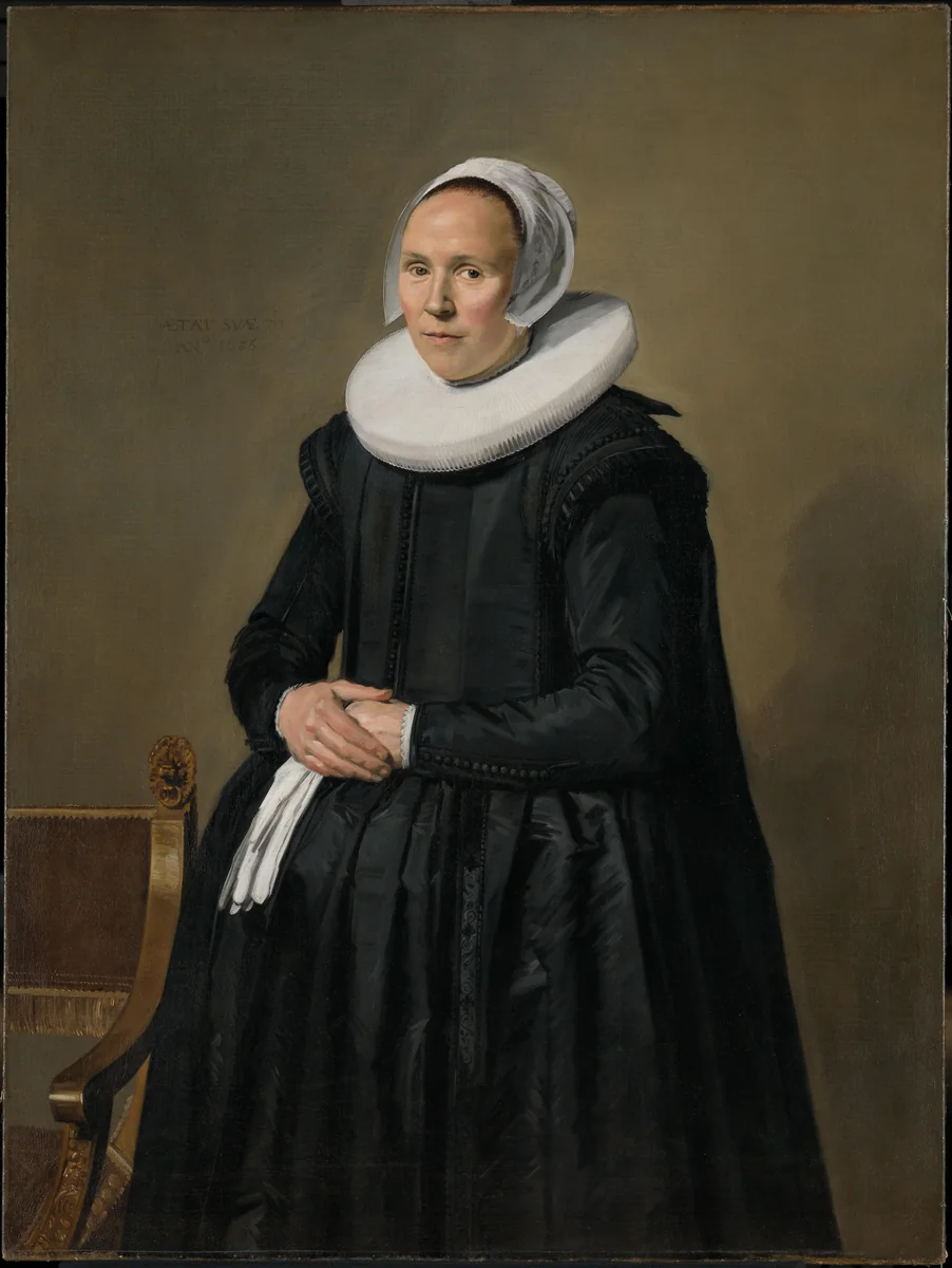 Portrait of Feyntje van Steenkiste by Frans Hals, painting, 1635