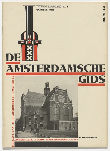 The Amsterdam Guide (De Amsterdamsche Gids) by Fré Cohen, design, 1931