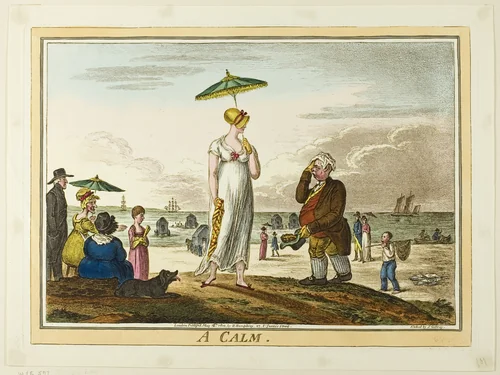 A Calm by James Gillray, print, 1810