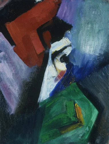 Archaic Composition Number 2 by Morgan Russell, painting, 1915