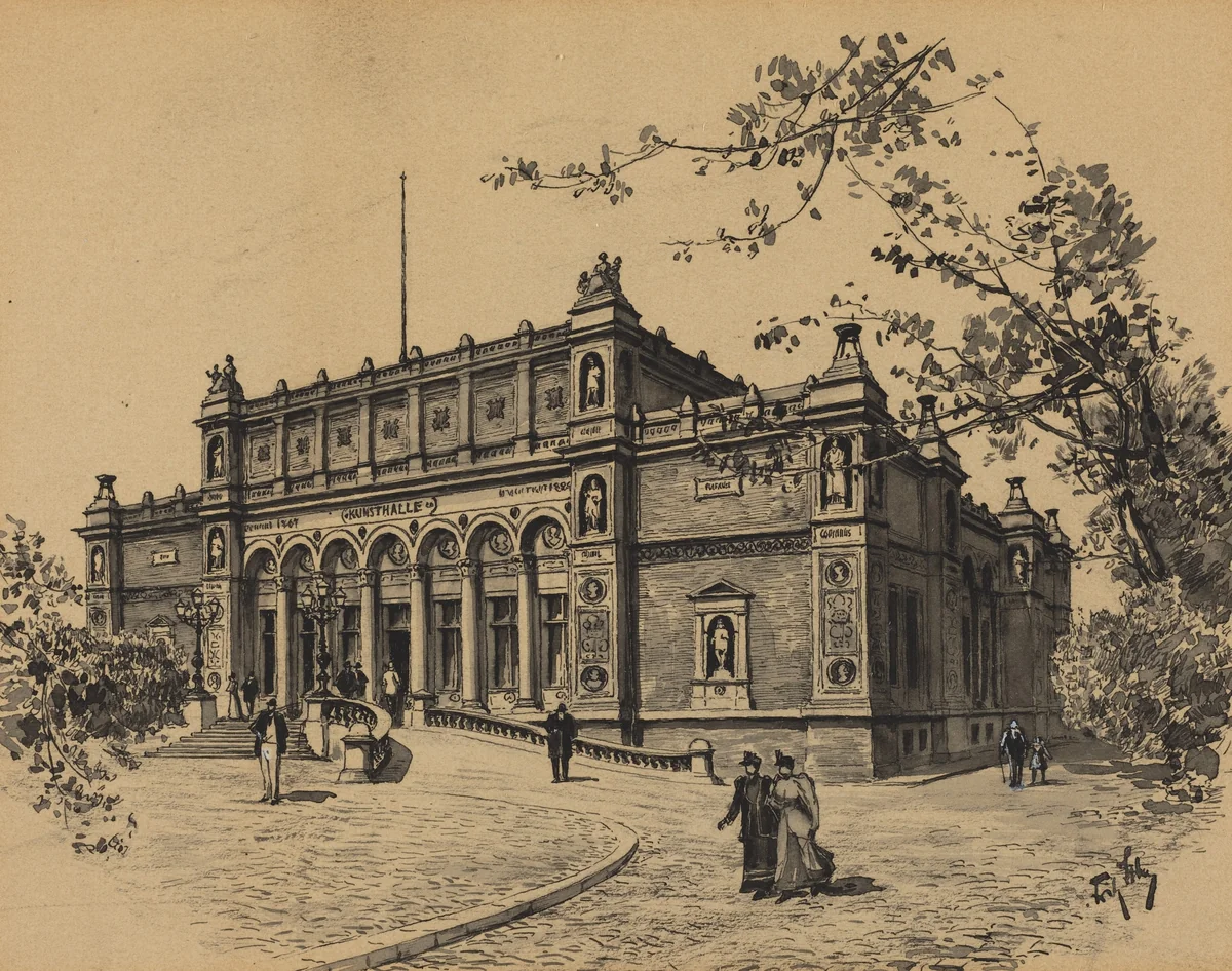 Kunsthalle by Fritz Stoltenberg, portfolio, 1893