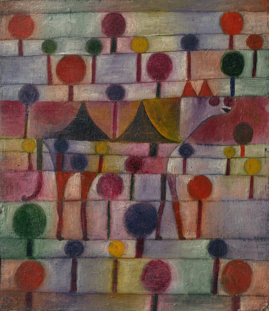 Kamel (in rhythm. Baumlandschaft),1920 by Paul Klee, painting