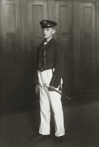 Boy in Uniform [Kurt Neven DuMont] by August Sander, photograph, 1911