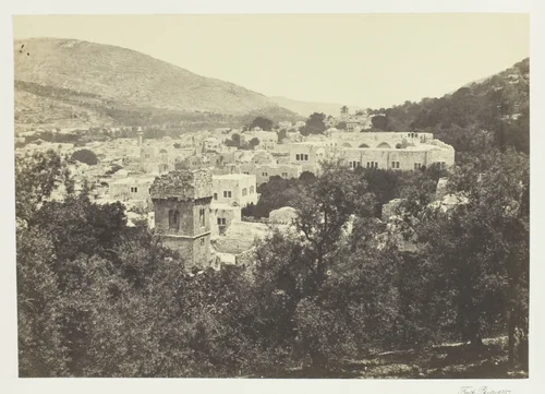 Nablous, The Ancient Shechem by Francis Frith, photograph, 1857