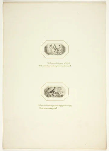 Study for a plate from The Task by Thomas Stothard, drawing, 1795-1805
