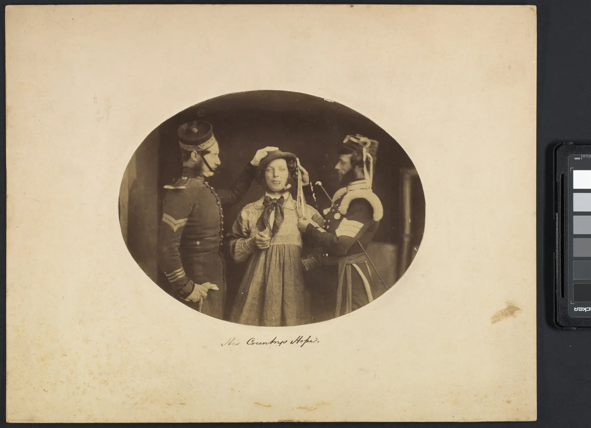 His Country's Hope by Oscar Gustav Rejlander, photograph, 1855