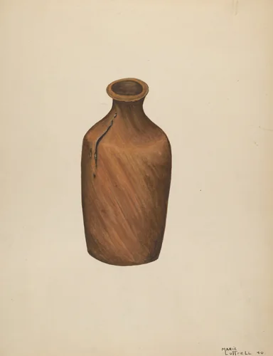 Ink Bottle by Marie Lutrell, index of american design, 1940