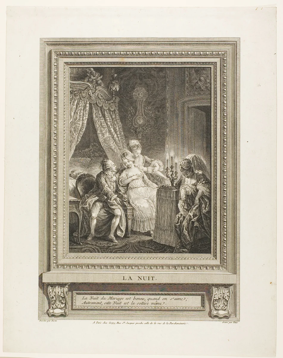 Night by Charles Emmanuel Patas, print, 1764-1802