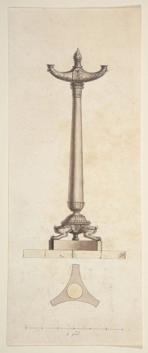 Design by anonymous, drawing, 1800-1899