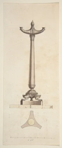 Design by anonymous, drawing, 1800-1899