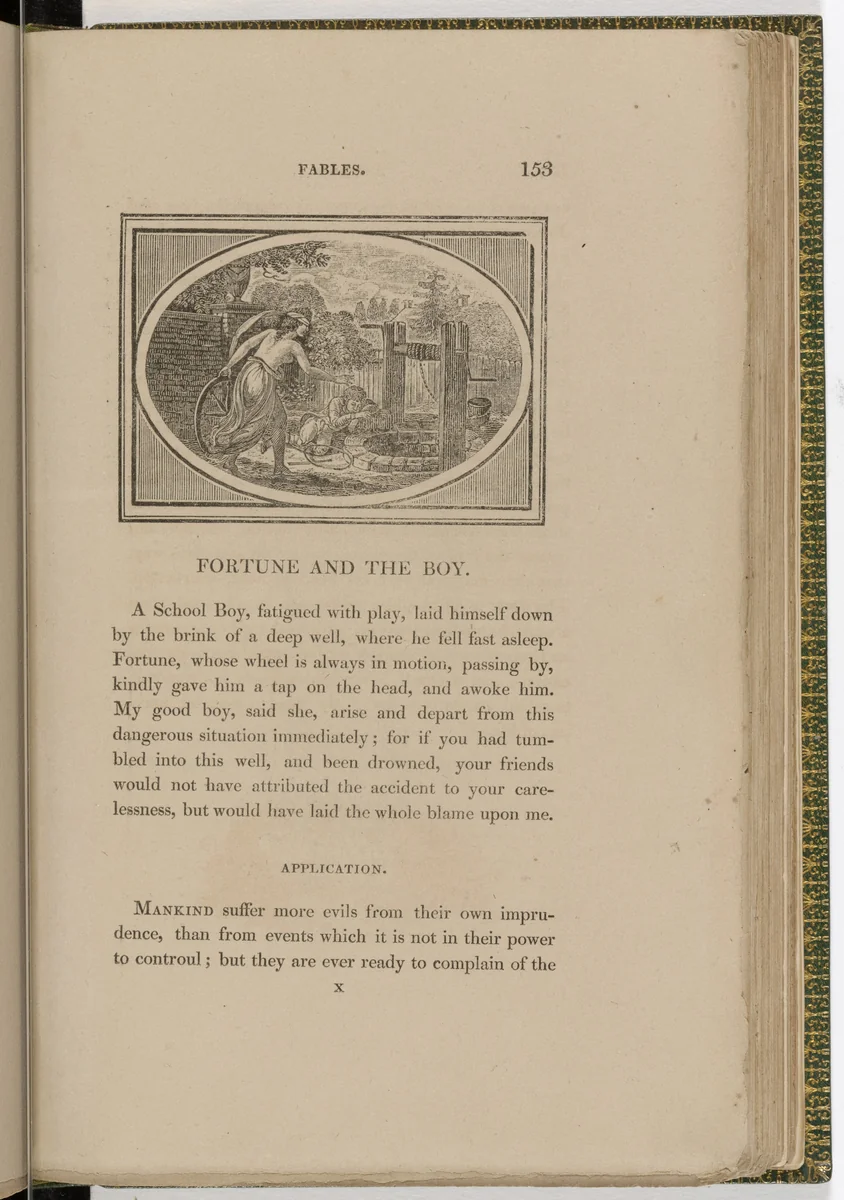 Headpiece (page 153) from The Fables of Aesop by Thomas Bewick, illustrated book, 1818