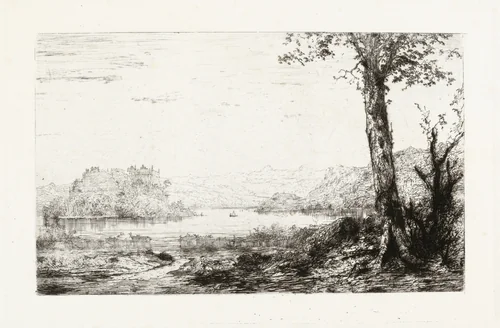 Isola Bella by Giberto Borromeo, print, 1870