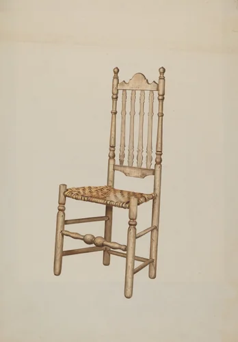 Banister Back Chair by Henry Murphy, index of american design, 1935-1942