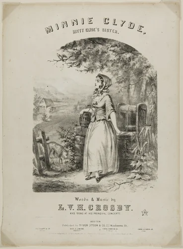 Minnie Clyde by Winslow Homer, print, 1857