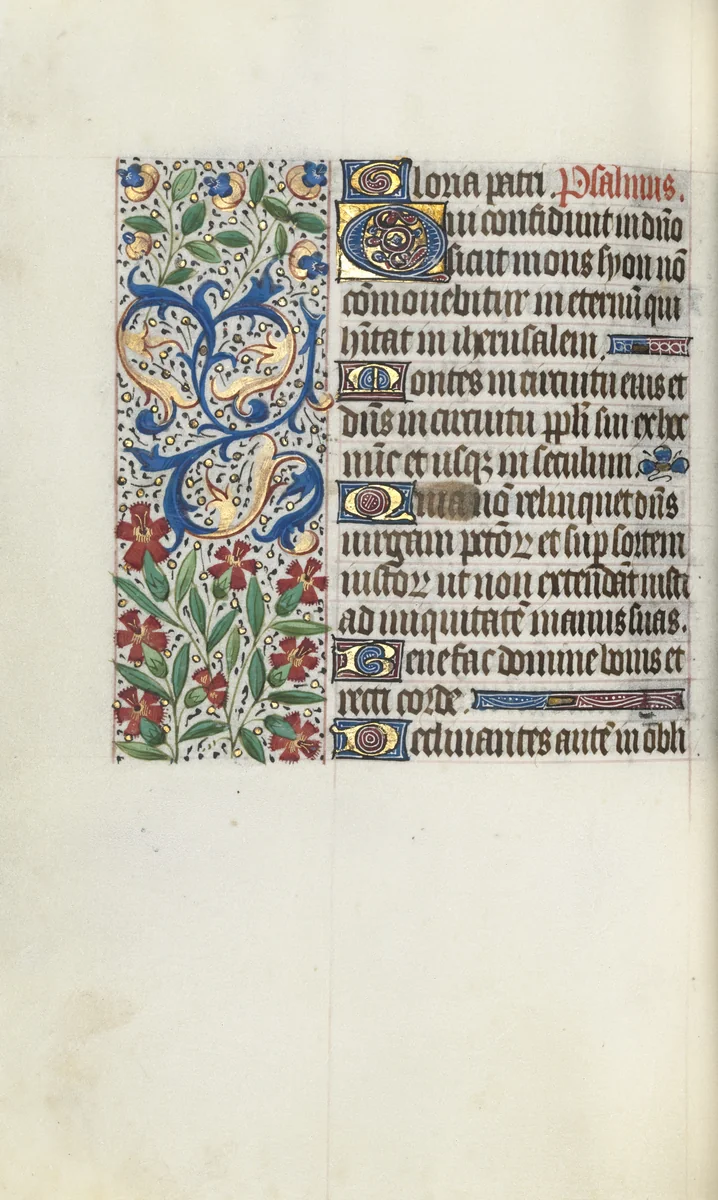 Book of Hours (Use of Rouen): fol. 71v by Master of the Geneva Latini, book, 1465-1475