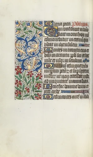 Book of Hours (Use of Rouen): fol. 71v by Master of the Geneva Latini, book, 1465-1475