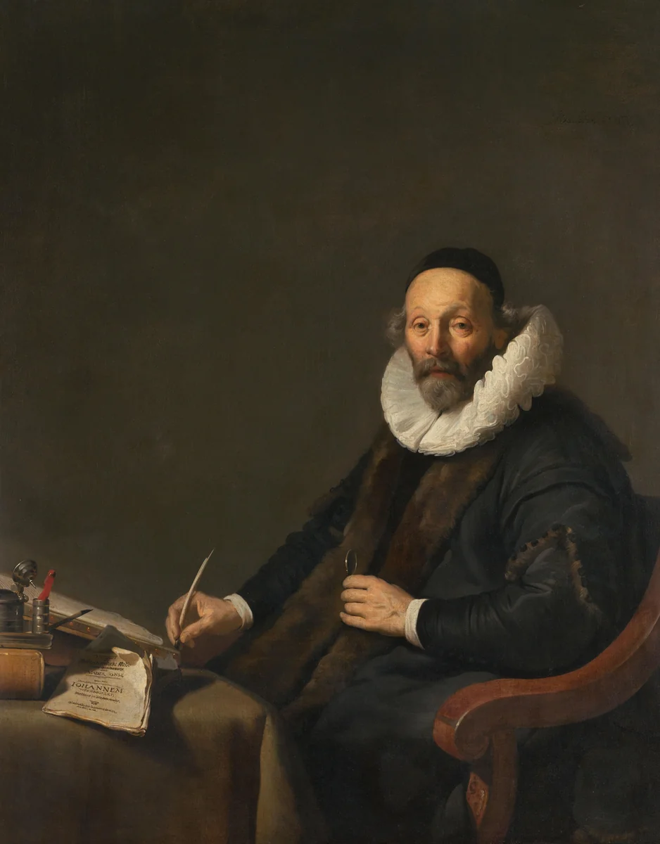 Johannes Wtenbogaert by Jacob Adriaensz Backer, painting, 1638